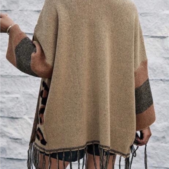 Animal Print Open Front Lightweight Cardigan Brand New - Picture 2 of 4